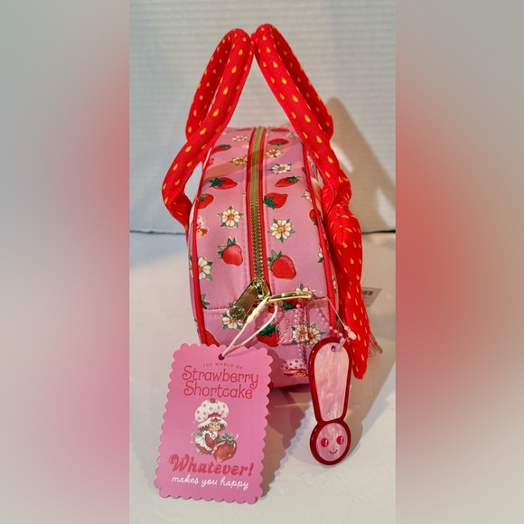 Whatever! Makes You Happy Strawberry Shortcake Mini Duffle CrossBody Bag BNWT - Picture 8 of 11